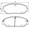 Kit de plaquettes de frein, frein à disque P 30 090 Brembo P30090