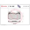 Jeu de 4 plaquettes de frein BREMBO P 06 068 - Réf. 1395004
