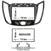 Phonocar Cache Autoradio Noir Brillant Ford