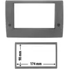 Phonocar Cache Autoradio Anthracite Fiat Stilo