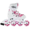 Roces Roces Compy 8.0, Rollers En Ligne Fille Blanc/Violet, 34-37, 400809