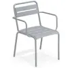 Emu - Fauteuil empilable Star - Gris - Aluminium