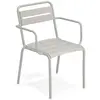 Emu - Fauteuil empilable Star - Gris - Aluminium