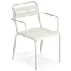 Emu - Fauteuil empilable Star - Blanc - Aluminium