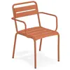 Emu - Fauteuil empilable Star - Rouge - Aluminium