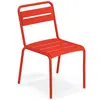 Emu - Chaise empilable Star - Rouge - Aluminium