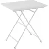 Emu - Table rectangulaire Arc en Ciel - Blanc - Acier verni