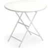 Emu - Table ronde Arc en Ciel - Blanc - Acier verni