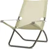 Emu Chaise longue Métal,Tissus marron 22x80x137 cm