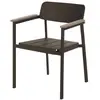 Emu - Fauteuil empilable Shine - Marron - Teck - Designer Arik Levy
