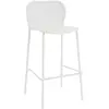 Emu - Tabouret haut empilable Darwin - Blanc - Acier verni - Designer ...