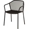 Emu - Fauteuil bridge Darwin - Noir - Acier verni - Designer LucidiPev...