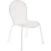 Emu - Chaise empilable Ronda - Blanc - Acier verni - Designer Aldo Cia...