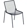 Emu - Chaise empilable Rio R50 - Bleu - Acier - Designer Anton Cristel...
