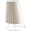 Emu - Lampe extérieur sans fil rechargeable Cone - Blanc - Tissu synth...