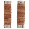 Paire de poignees brooks plump leather 130 130mm marron