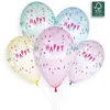 RueDeLaFete 50 Ballons Imprimés Happy Birthday - 33 Cm