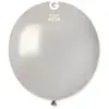 RueDeLaFete 10 Ballons Métallisés - 48 Cm - Argent
