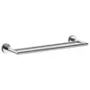 Inda - Gealuna Porte-serviettes Double En Acier Chromé L.50 Cm