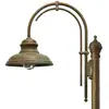 Moretti Luce Lampadaire d'extérieur Luca en laiton cuivre antique à 1 ...