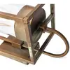 Moretti Luce Applique d'ext. Cubic³ 3362 laiton ancien/transp.