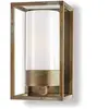 Moretti Luce Applique d'ext. Cubic³ 3365 laiton ancien/opale