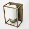 Moretti Luce Applique d'extérieur Cubic³ 3366 laiton antique/opale