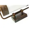 Moretti Luce Applique d'ext. Silindar 3356, laiton ancien/opale