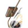Moretti Luce Applique ext. Silindar 3356, laiton ancien/transp.