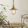 Moretti Luce Suspension Bruno pour l'extérieur, laiton antique