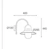 Moretti Luce Applique d'extérieur Campanula 2091 laiton antique profon...