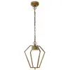 Moretti Luce Suspension d’ext. LED Gemstone 3452 laiton/opale