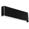 Ideallux Ideal Lux Applique murale LED Delta, noir, L 30 cm, up/down