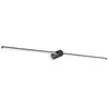 Ideallux Lampe pour Mirroir Salle de bains Filo Métal,Aluminium Noir