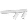 Ideallux Ideal Lux spot pour plafond Profilo, blanc, à 2 lampes, métal