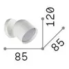 Ideal Lux - dodo ap1 applique 1xgx53 max 15w laiton - 314129