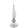 Ideallux Ideal Lux Suspension LED Lumiere-1, verre opalin/gris