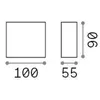 Ideallux Ideal Lux applique d'extérieur LED Argo, blanc, 3.000 K, down