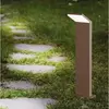 Ideal lux style borne extérieure led intégrée 50cm café 1050lm 3000k ip54