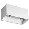 Ideallux Ideal Lux Applique d'extérieur LED Atom, blanc, 20 cm, métal