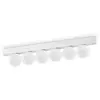Ideallux Ideal Lux - ping pong Plafonnier Globe 6 Lumières Blanc 1500Lm 3000K