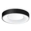 Ideallux Ideal Lux Plafonnier LED Planet, noir, Ø 30 cm, métal