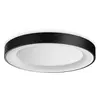 Ideallux Ideal Lux Plafonnier LED Planet, noir, Ø 50 cm, métal