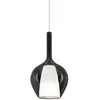 Ideallux Suspension Ideal Lux Kalique 1, gris fumé, Ø 18 cm