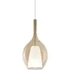 Ideallux Suspension Ideal Lux Kalique 2, couleur ambre, Ø 18 cm