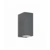 ALTRI Up - Applique Murale Extérieure Up Down à 2 Lumières Anthracite IP44, G9 - Ideal Lux