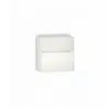 Down - Applique murale extérieure à 1 ampoule blanche IP44, G9 - Ideal Lux