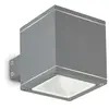 Applique murale extérieure SNIF Carré Anthracite 1x40W - IDEAL LUX - 121963
