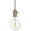 Suspension DOC SP1 RAME ANTICO - IDEAL LUX - Ø 10 x H min 18 / max 137 cm - Noir - Vintage