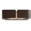 Applique murale - IDEAL LUX - CLIP - Corten - 2 ampoules E27 - 60W - Intérieur